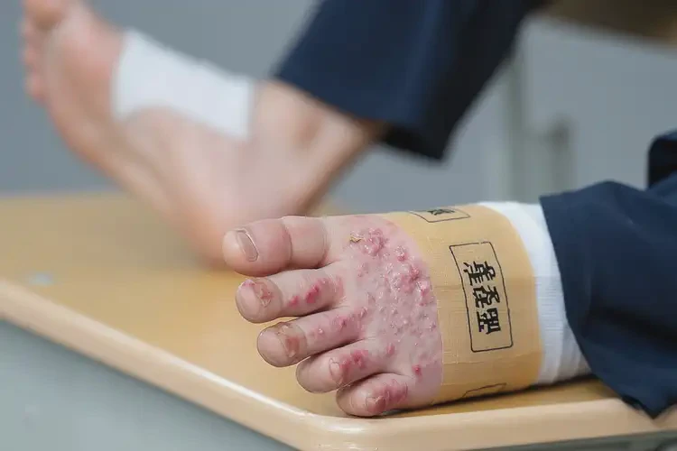 中學(xué)生腳上起濕疹可不可以根治(圖4)