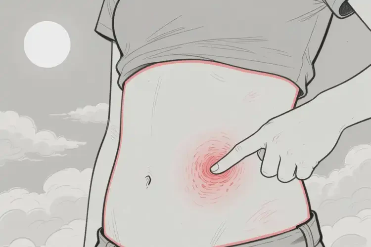 青年人肚子有濕疹可不可以根治(圖1)