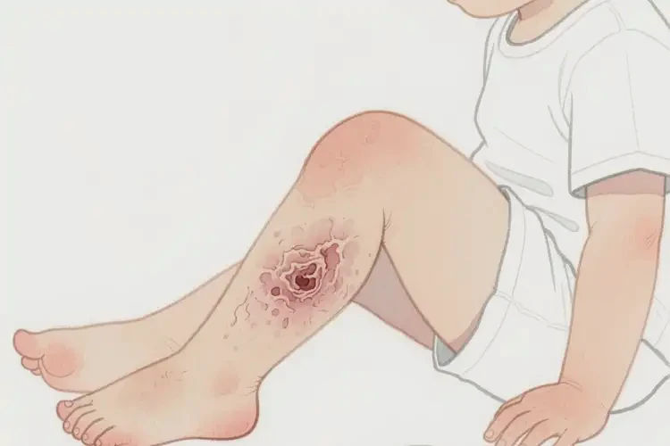 小學(xué)生大腿上出濕疹可不可以根治(圖2)