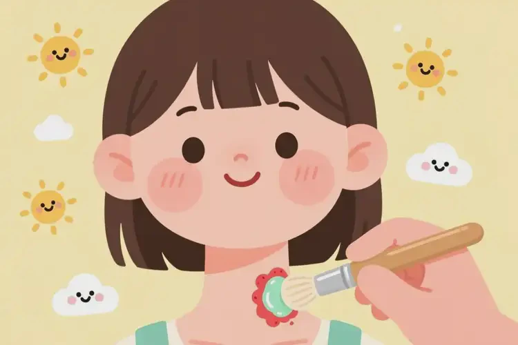 少兒脖子上偶爾長濕疹可不可以根治(圖2)