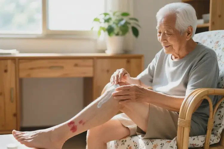 高齡老人小腿上出現(xiàn)濕疹可不可以根治(圖4)