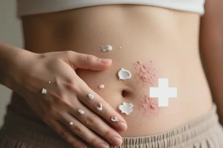 女性肚子有濕疹可不可以根治(圖1)