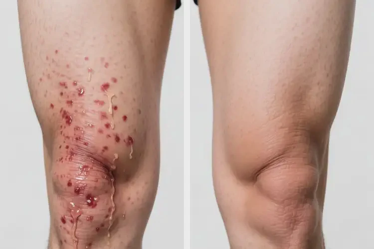 男性大腿上容易起濕疹可不可以根治(圖1)