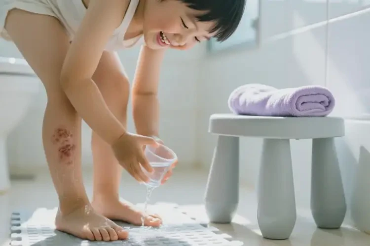 孩子腳上容易長濕疹可以治好嗎(圖1)