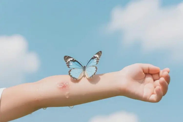 小孩手臂上容易長濕疹可以治好嗎(圖1)