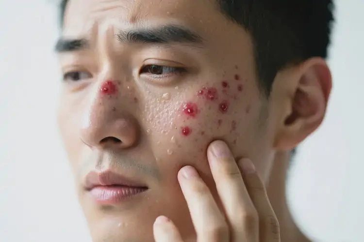 男人脸上出现湿疹可不可以根治(图1)