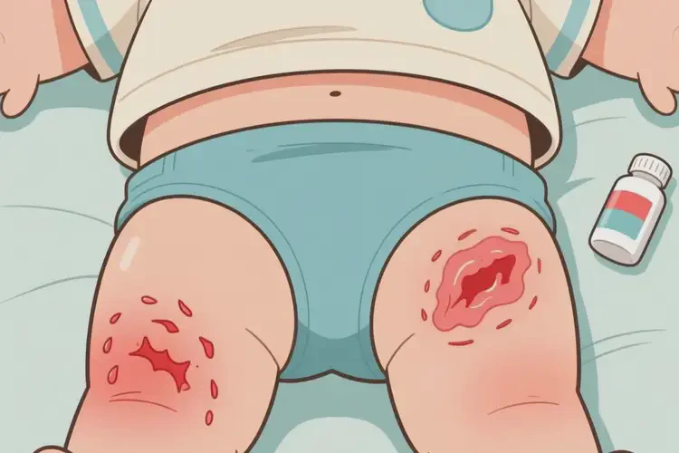 少兒屁股上起濕疹可不可以根治(圖4)