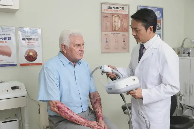 老年人手臂上長(zhǎng)濕疹可以治好嗎(圖2)