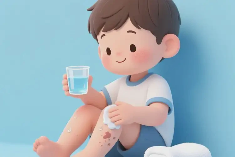 孩子小腿上容易長(zhǎng)濕疹可以治好嗎(圖4)