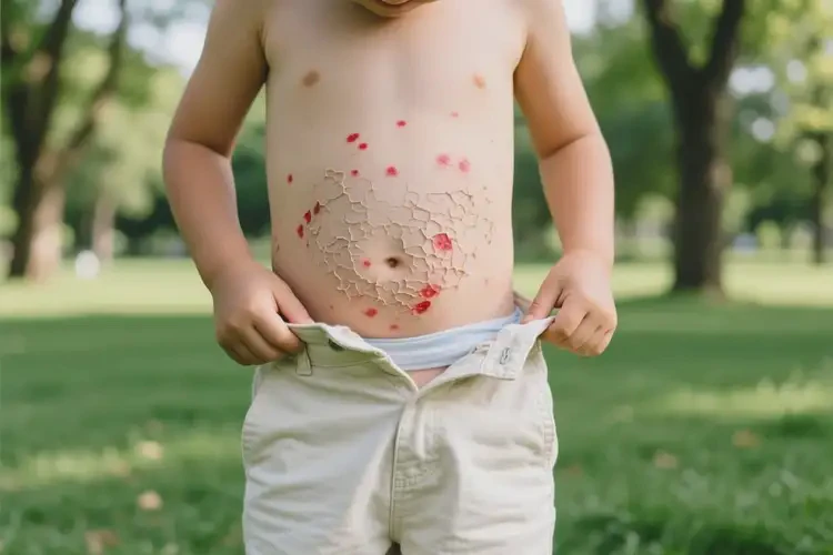 小孩肚子上長濕疹可不可以根治(圖2)