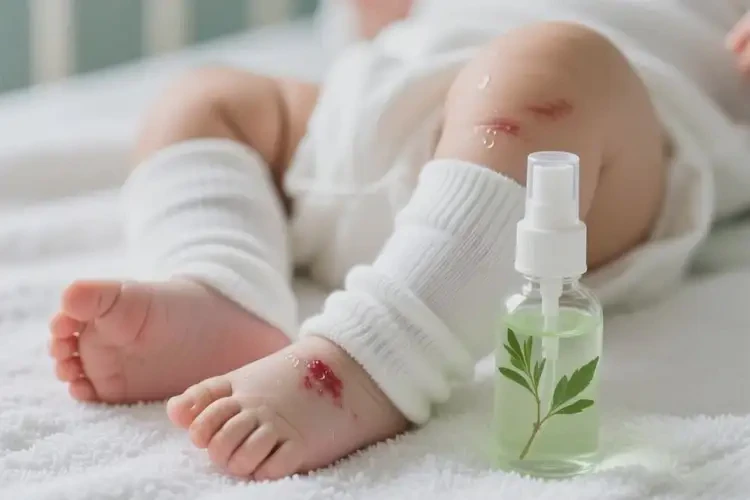 寶寶腳上偶爾長濕疹可以治好嗎(圖3)