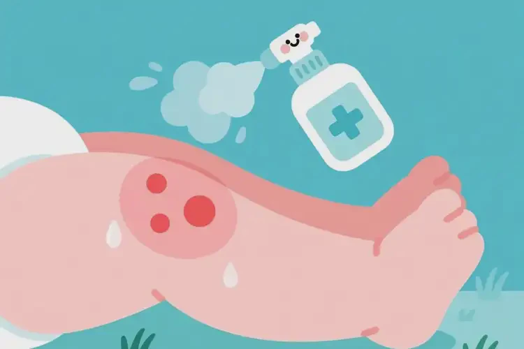 嬰兒大腿出濕疹可以治好嗎(圖1)