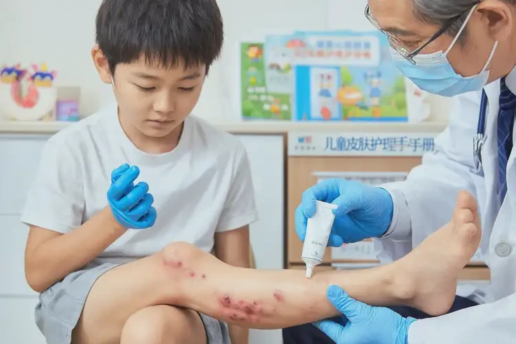 小學(xué)生小腿上有濕疹可不可以根治(圖3)