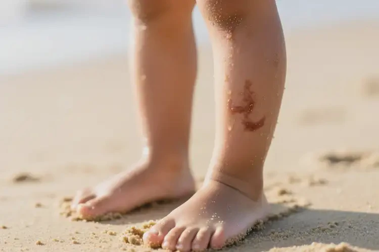 孩子小腿上容易起濕疹可以治好嗎(圖1)