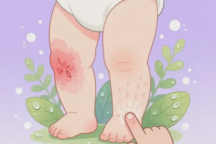 婴幼儿大腿有湿疹可不可以根治(图1)