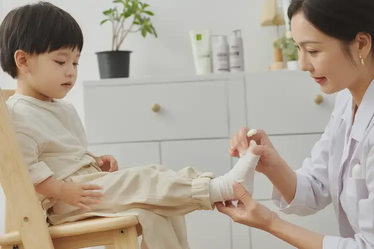 小孩腳上起濕疹不管它會(huì)自己自愈嗎(圖3)