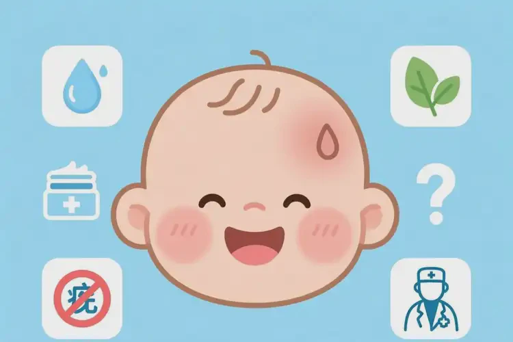 小兒大腿上偶爾起濕疹可以治好嗎(圖1)