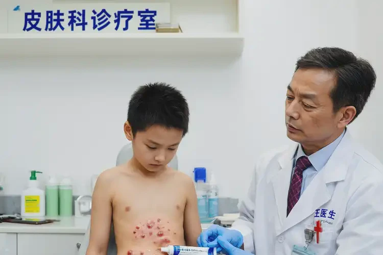 小孩肚子出濕疹不管它會(huì)自己痊愈嗎(圖3)