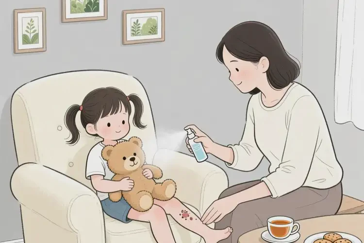 孩子身上偶爾長濕疹可以治好嗎(圖1)