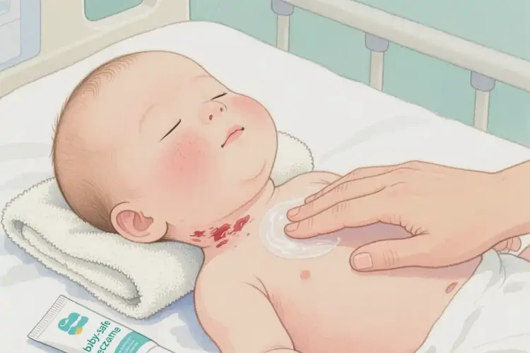 嬰兒脖子經(jīng)常長濕疹可以治好嗎(圖1)
