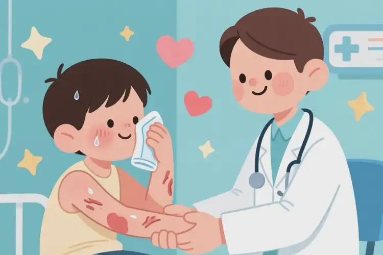 少儿全身出湿疹可以治好吗(图1)