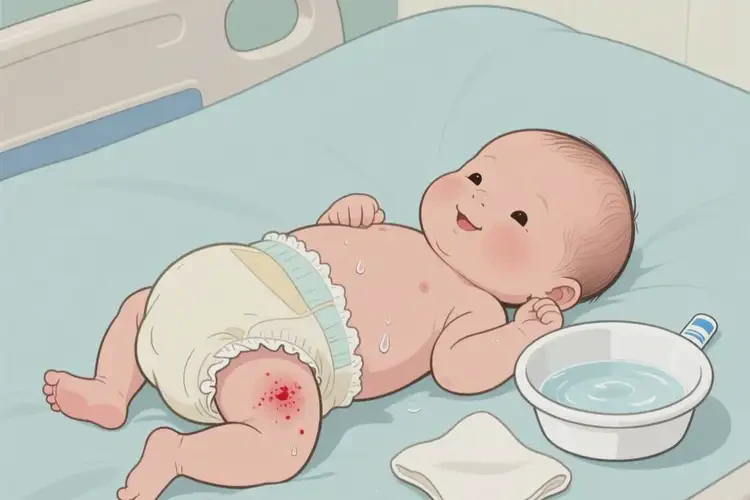 新生兒屁股偶爾長(zhǎng)濕疹可不可以根治(圖1)