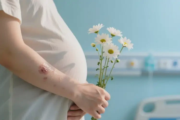 產(chǎn)婦手臂上出現(xiàn)濕疹可以治好嗎(圖2)