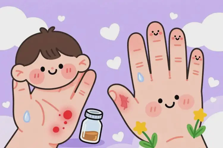 少兒手上起濕疹可不可以根治(圖2)