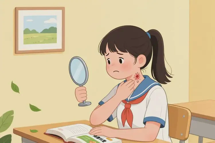 中学生脖子起湿疹可不可以根治(图3)