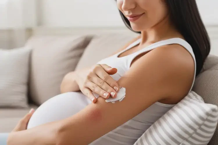 產(chǎn)婦手臂出濕疹可以治好嗎(圖4)