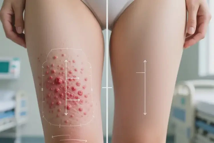 女性大腿出現(xiàn)濕疹可以治好嗎(圖3)