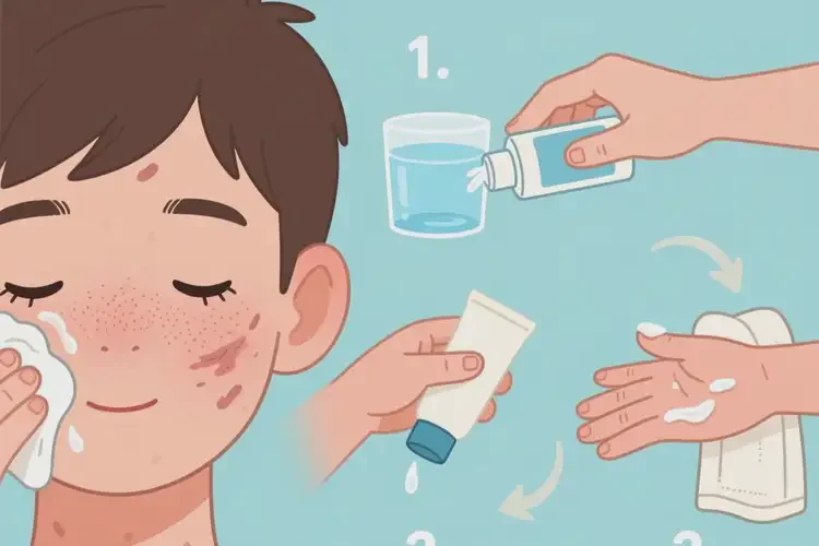 青年人面部容易起濕疹可不可以根治(圖1)