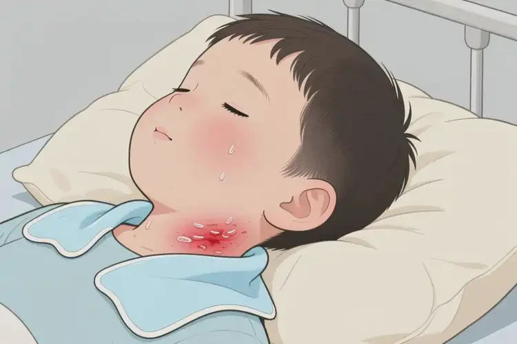 孩子脖子经常长湿疹可以治好吗(图2)