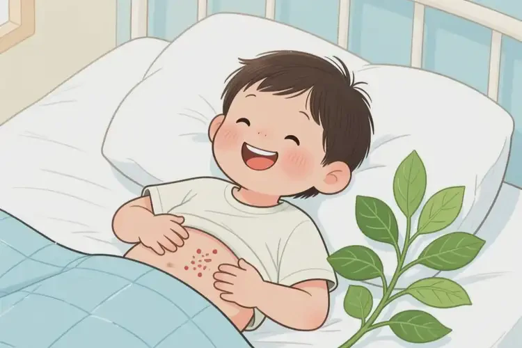孩子肚子上長(zhǎng)濕疹可以治好嗎(圖3)