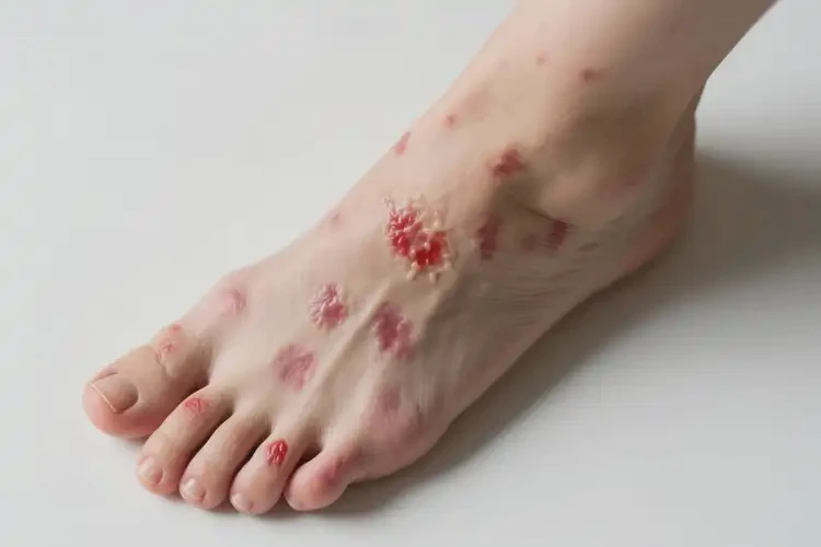 女生腳上出濕疹可不可以根治(圖3)