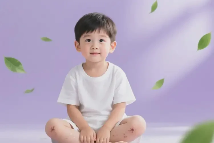 孩子大腿出濕疹可以治好嗎(圖2)