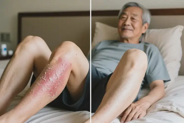 老年人大腿上出濕疹可以治好嗎(圖3)