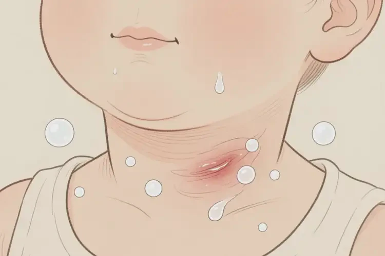 嬰幼兒脖子上偶爾起濕疹可不可以根治(圖2)