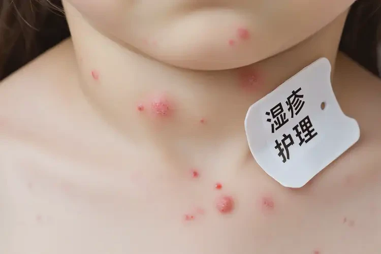 孩子脖子上偶爾長濕疹可以治好嗎(圖4)