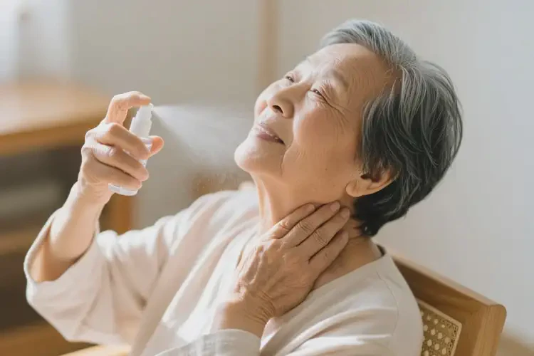 高齡老人脖子出現(xiàn)濕疹可不可以根治(圖1)