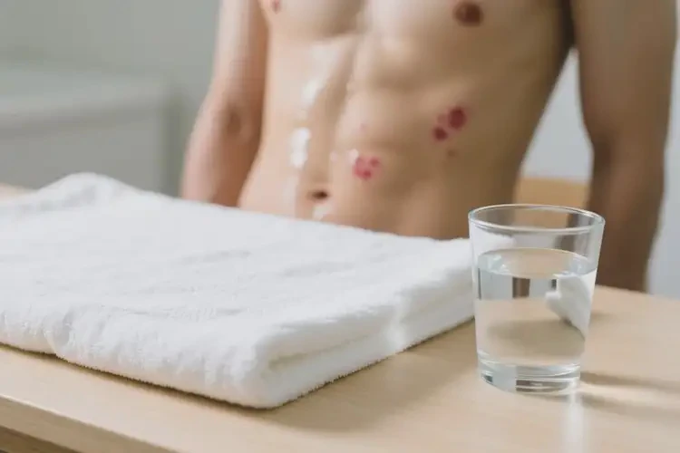 男生肚子偶尔长湿疹可不可以根治(图2)