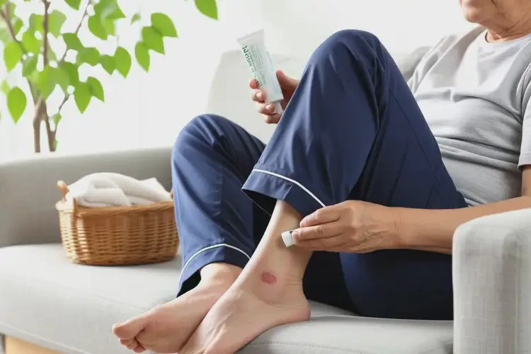 高齡老人腳上有濕疹可不可以根治(圖1)