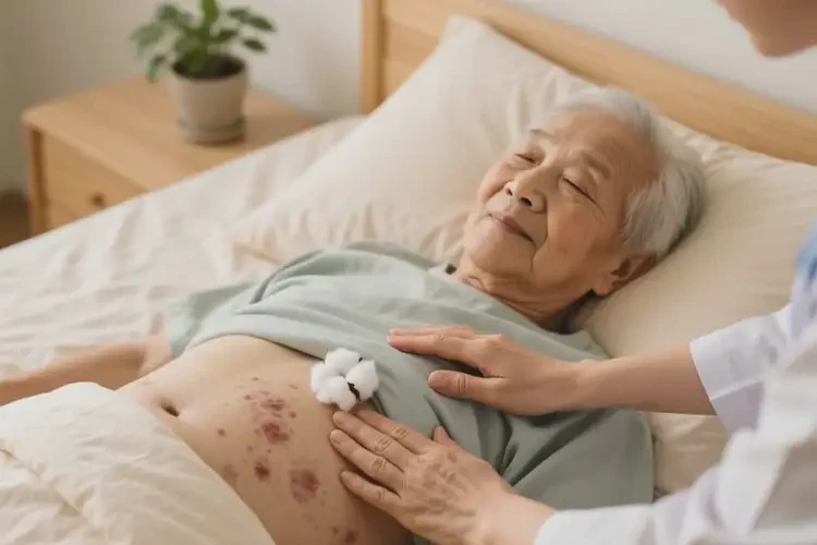 老年人肚子長濕疹可以治好嗎(圖2)