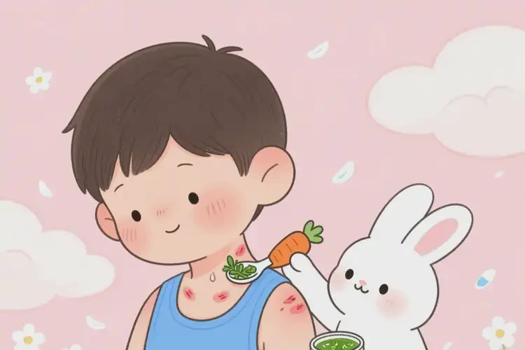 少兒脖子經(jīng)常長濕疹可不可以根治(圖4)