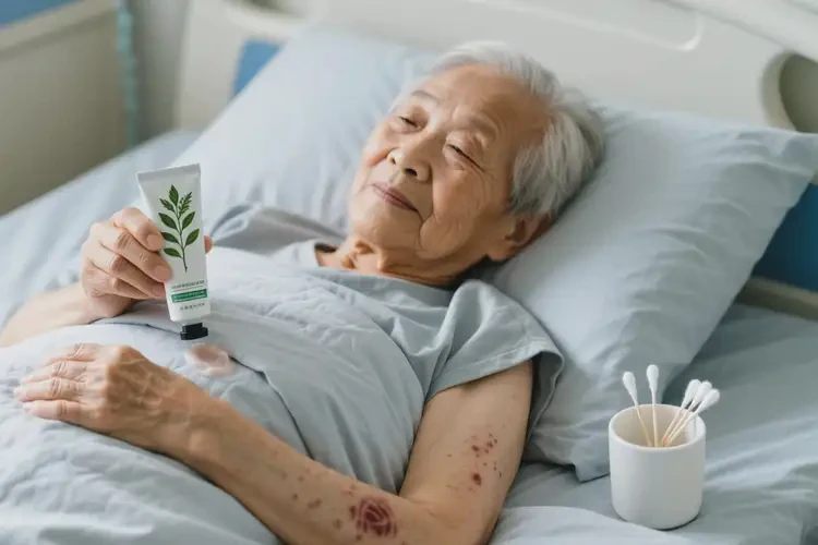 高齡老人手臂出現(xiàn)濕疹可不可以根治(圖2)