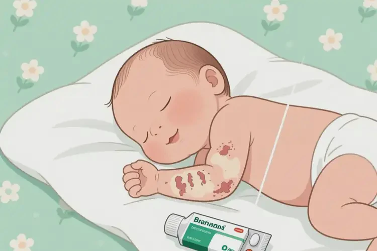 新生兒手臂經(jīng)常起濕疹可不可以根治(圖1)