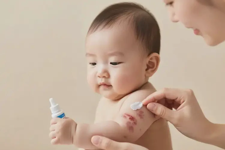 嬰兒手臂上偶爾起濕疹可以治好嗎(圖4)