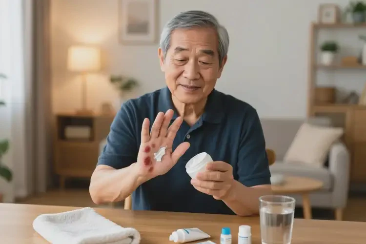 老年人四肢起濕疹可不可以根治(圖1)