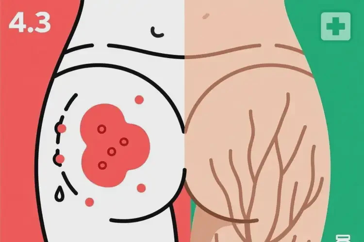 女人屁股上偶爾起濕疹可不可以根治(圖1)