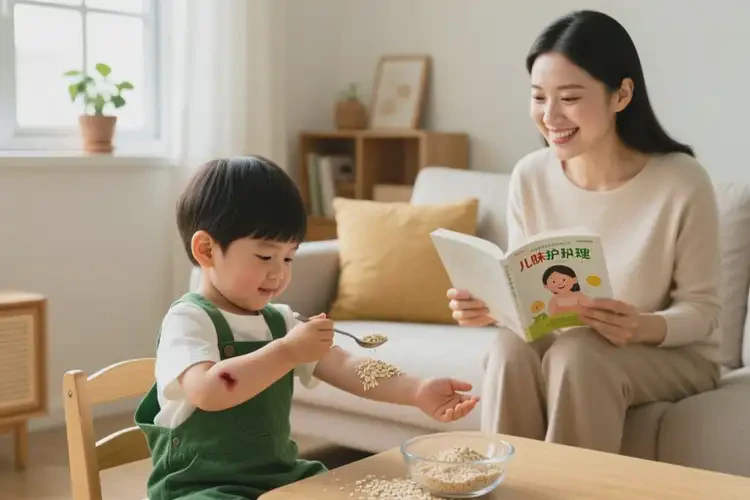 兒童臉上容易起濕疹可不可以根治(圖1)